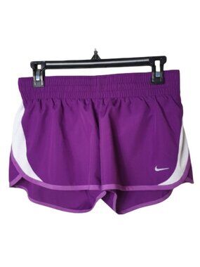 Nike Womens Running Shorts M Purple Dri-Fit 3" Lined Athletic Workout Athleisure